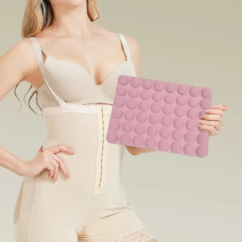 Female Lumbar and Abdominal Liposuction Surgery with Convex Sponge EVA Compression Steel Plate Medical Shaping Support Plate