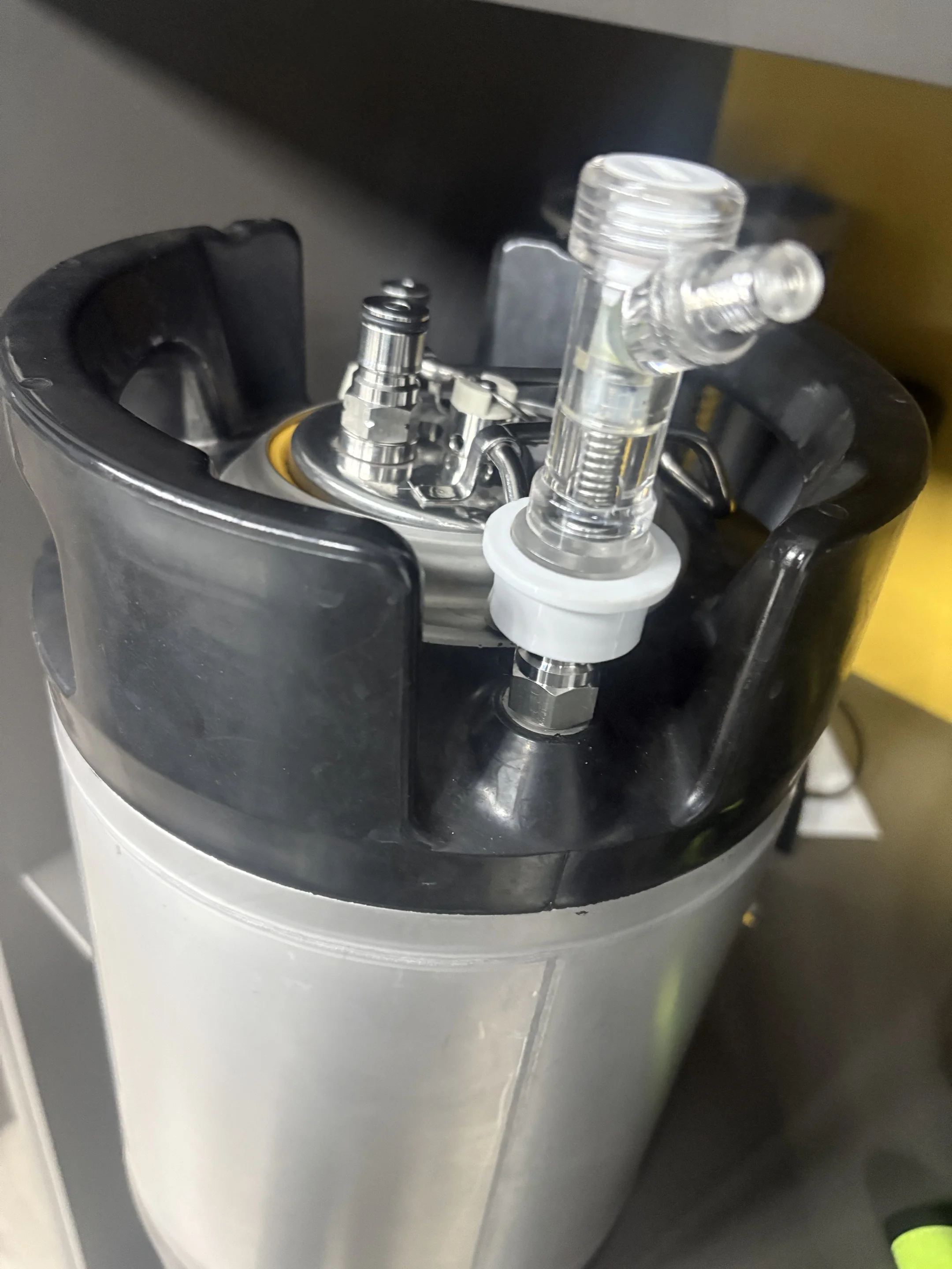 KegLand Premium Küresel Kilit Bağlantısını Kes MFL (GRİ/GAZ) - Entegre Çek Valfli