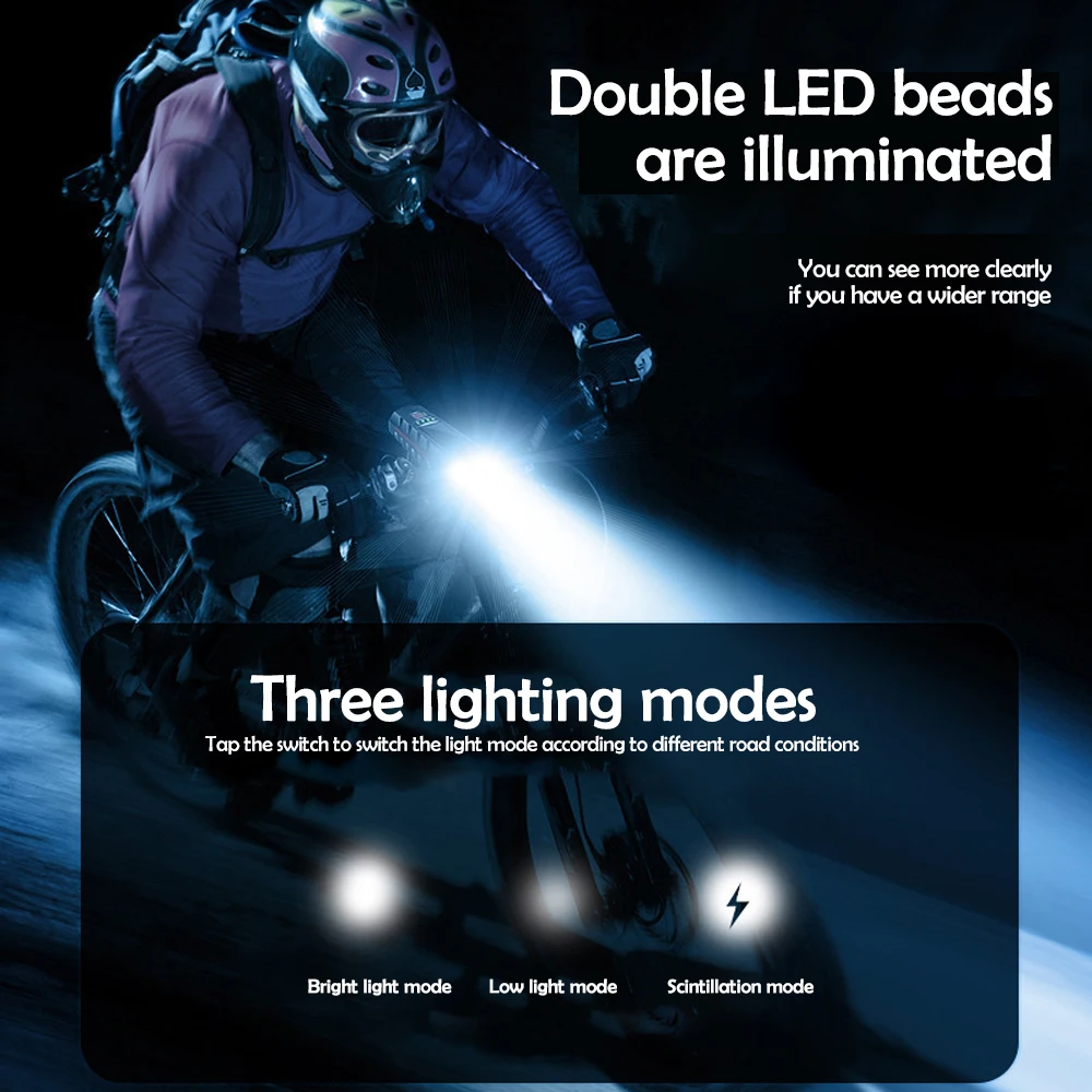 الطاقة الشمسية الدراجة الجبهة ضوء الدراجات المصابيح الأمامية 130db القرن عرض الطاقة فانوس التخييم مصباح يدوي عالية شعاع الدراجات المشي لمسافات طويلة