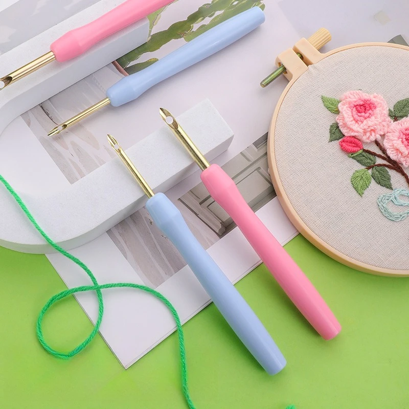 

Embroidery Stitching Punch Needle Poking Cross Stitch Tools Knitting Needle Wool Felt Craft Poking Tools DIY Sewing Accessories