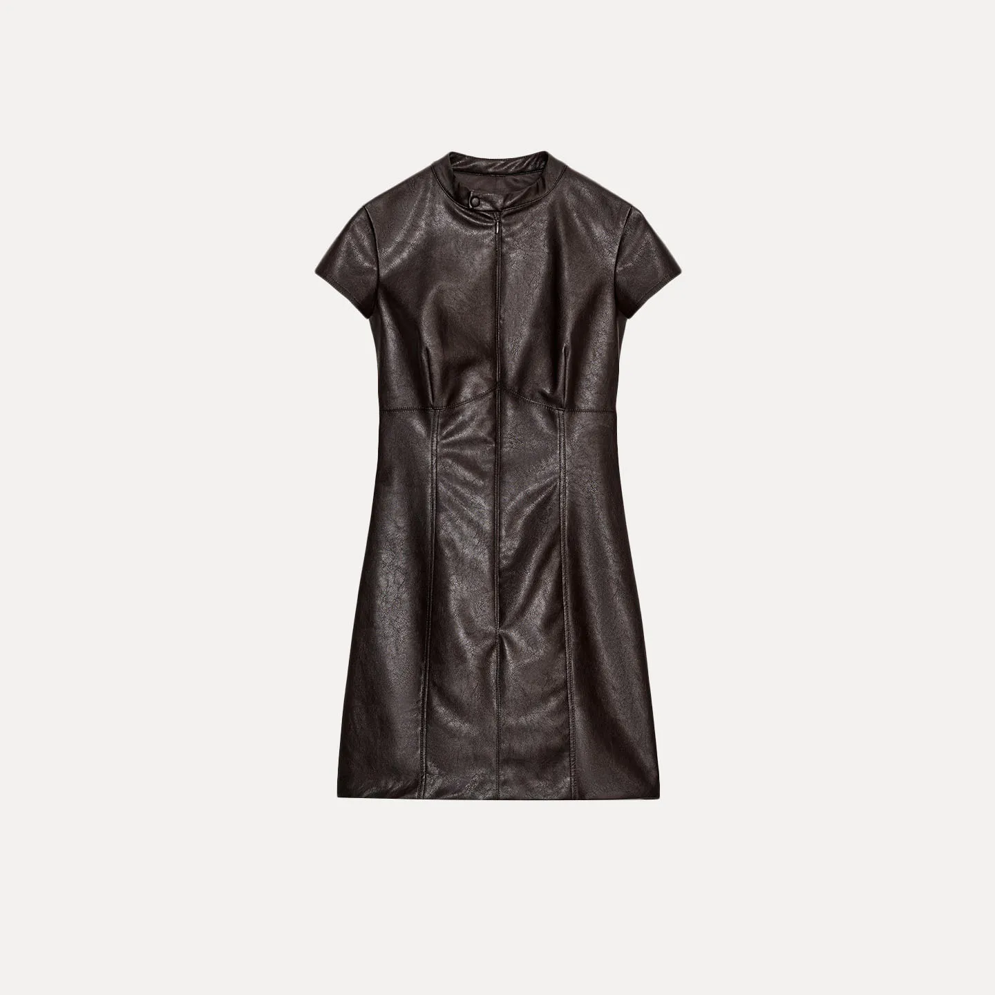 Vestido  de Manga Curta com Decote Redondo da Marca Z, Moda Fena, Outro Estilo, Outro Material, Uso Diário para ...