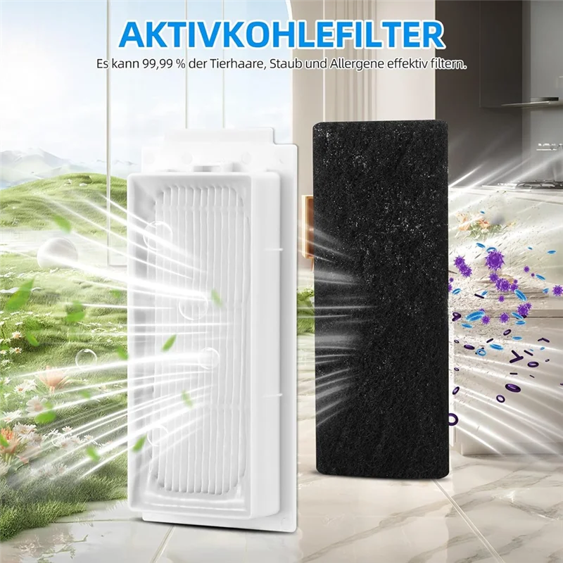 ملحقات المكنسة الكهربائية الروبوتية LECKL لـ Ecovacs Deebot T30 Omni / T30 Pro Omni، مجموعة بديلة كاملة