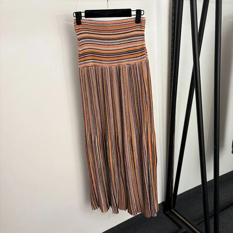 Designer Knitwear Autumn Winter Skirt Sets Women image 4