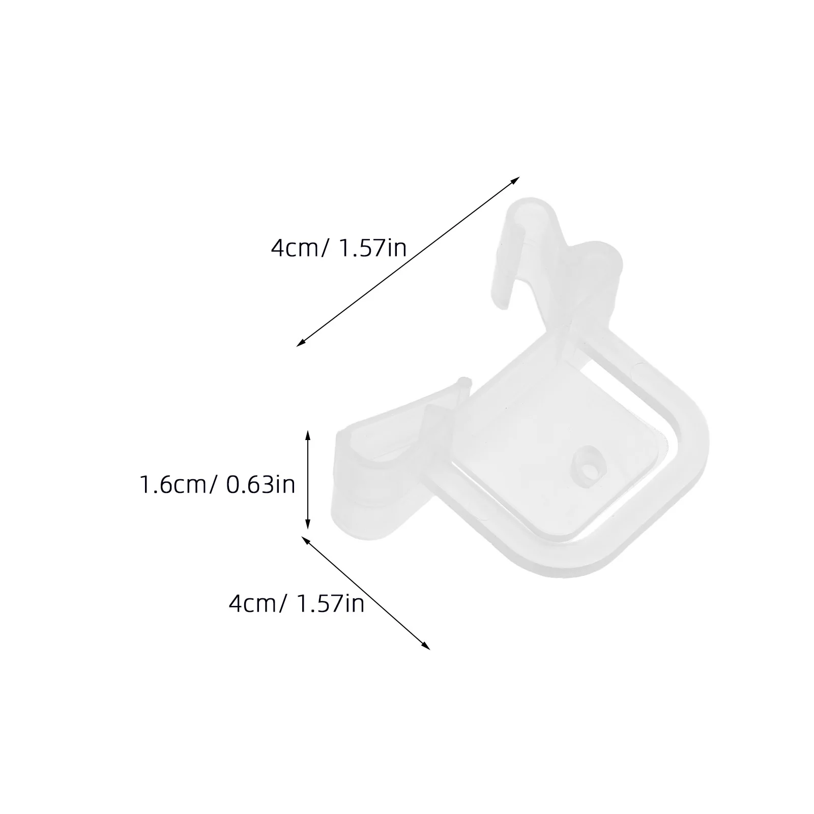 100 قطعة مقاطع القناة البلاستيكية واضح الرف حاملي بطاقات سوبر ماركت الإعلان كليب بطاقة قبضة لرفوف المتجر