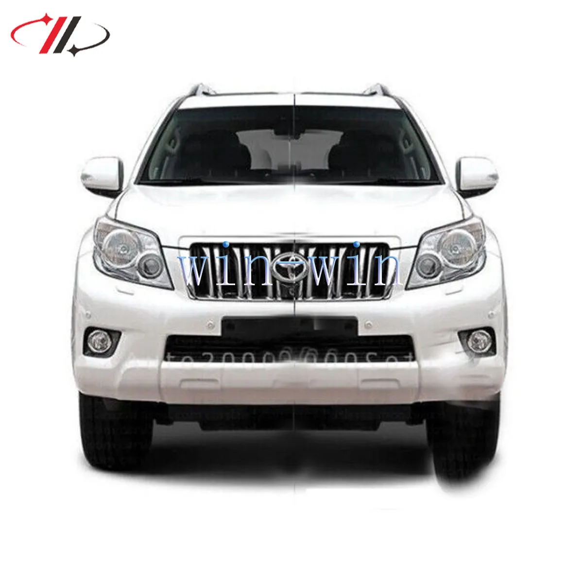 For Toyota Land Cruiser Prado 150 2010-2013, ABS High-Quality Chrome Grille Parts Cover Trim Car Styling Accessories