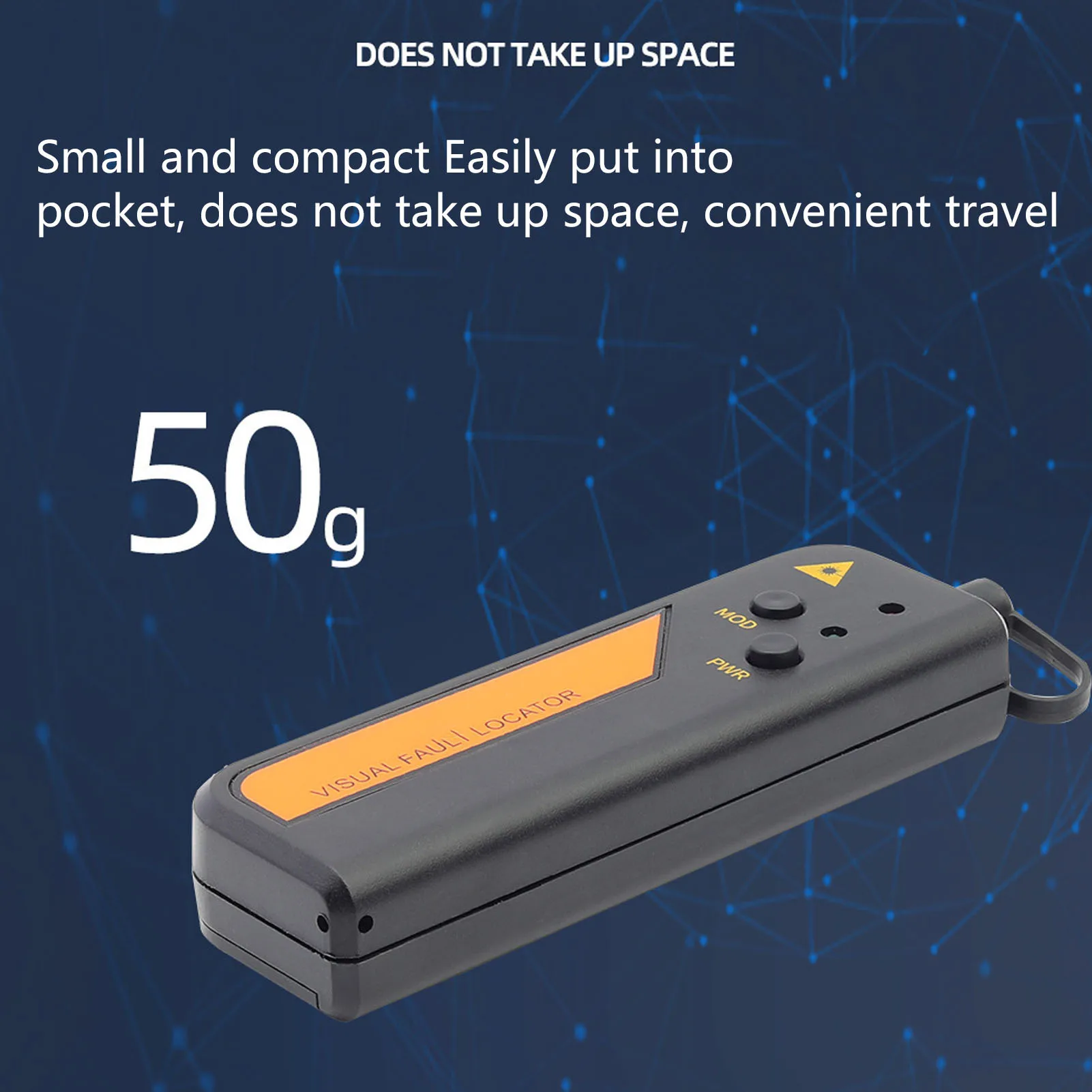 Localizador visual de falhas de fibra óptica, 20km, caneta de luz vermelha vfl, manutenção de rede, portátil, alta estabilidade, testador de fonte de fibra óptica