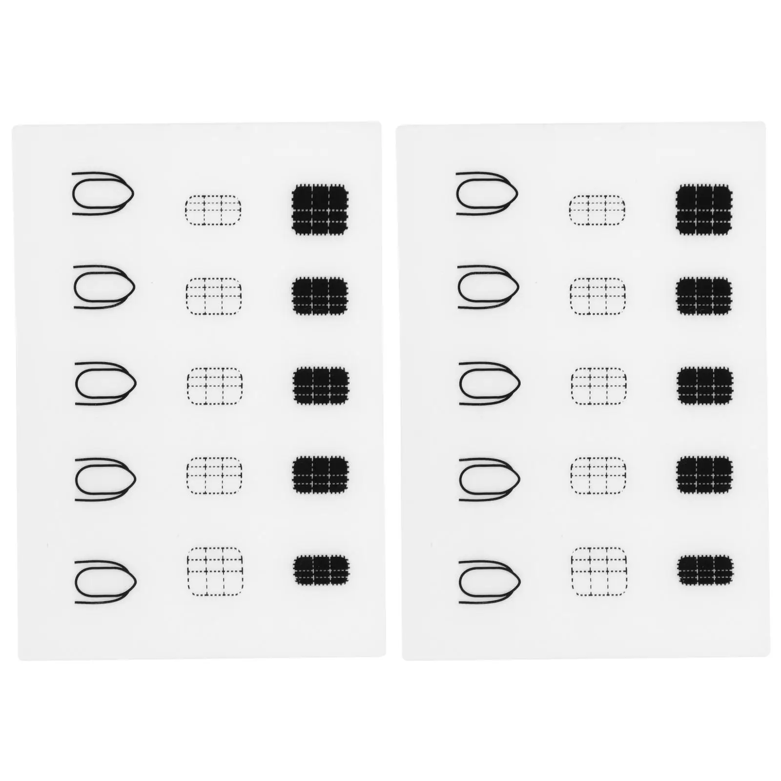 

Clear Nail Polish Coloring Pad Nails Salon Supply Washable Silica Gel Manicure Mat Tools