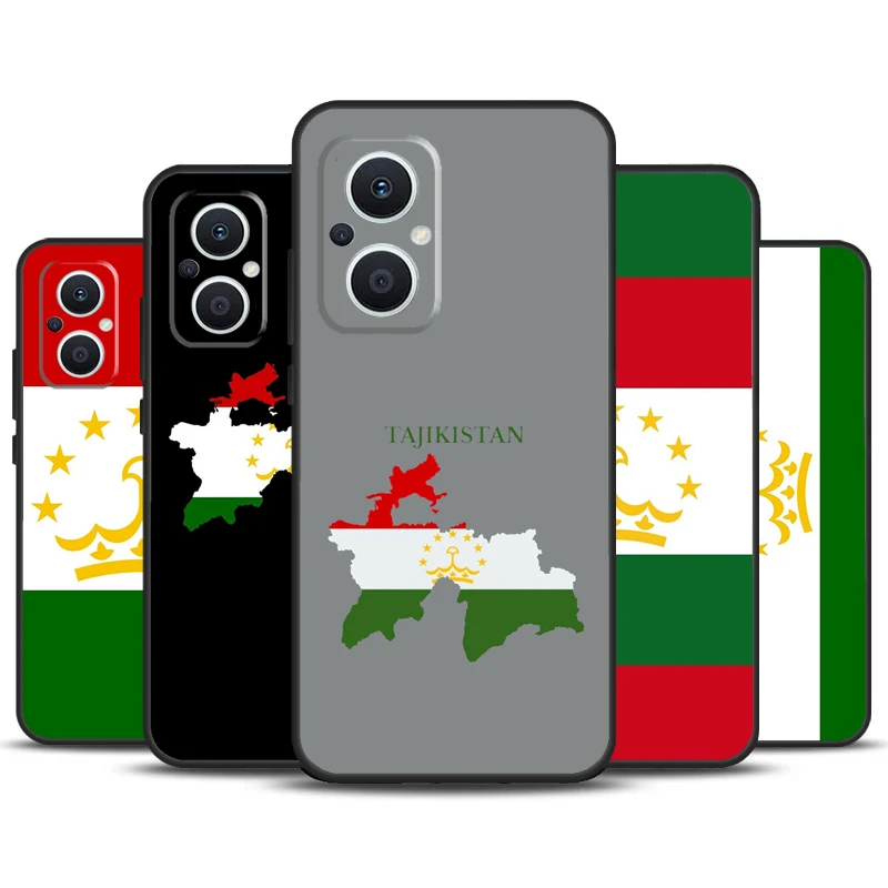 Tajikistan Flag Case For OPPO Reno 8 7 6 5 4 Lite 5Z 4Z 2Z 8T 10 Pro OPPO Find X2 X3 Lite X5 X6 Pro Cover