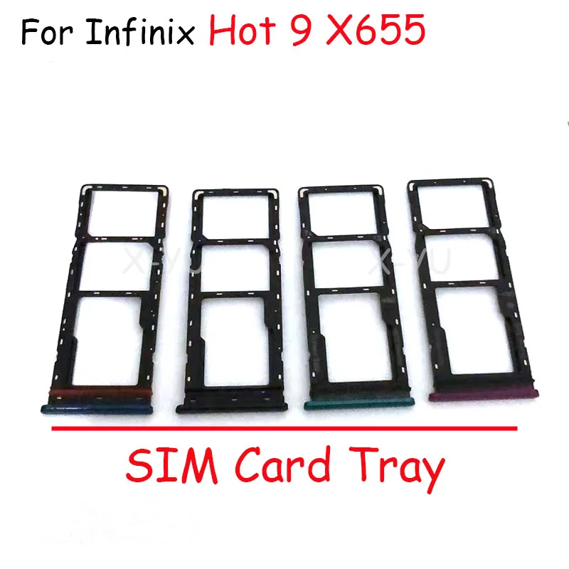 

For Infinix Hot 9 Pro X655 X655C X655D X655F Sim Card Tray Reader Holder SD Slot Adapter