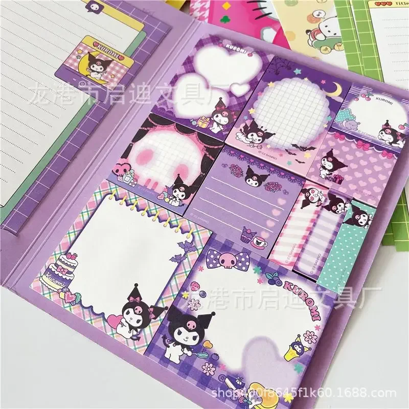 

Sanrio Memo Book School Supplies Cute Cartoon Anime Hello Kitty Kuromi Convenience Patch Fashion Work Stationery Stickers Gifts