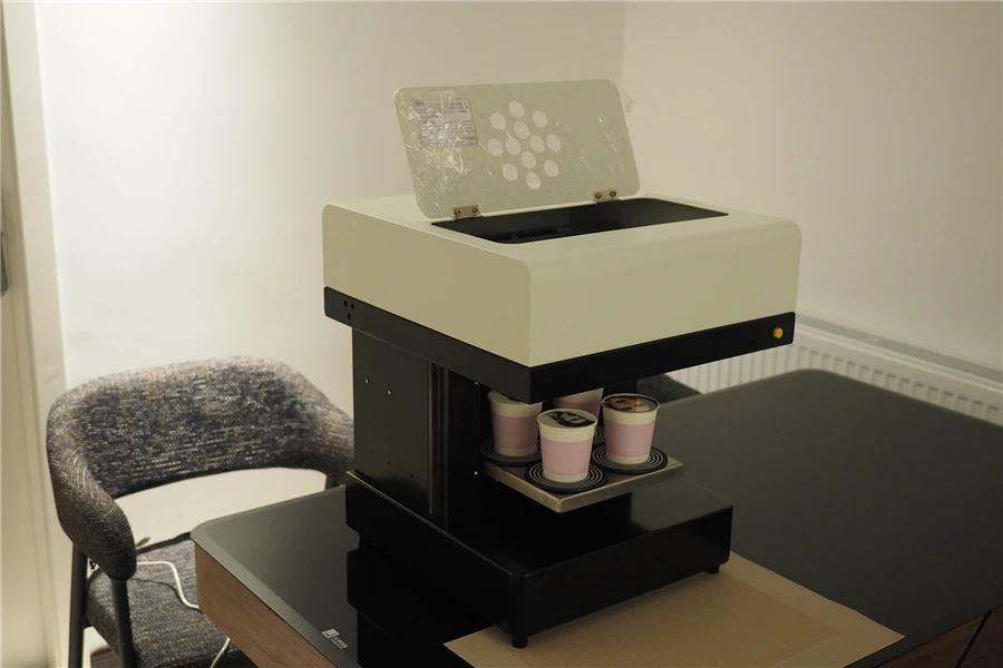 for New Design 4 Cups Coffee Printer Machine  for Coffee Printing