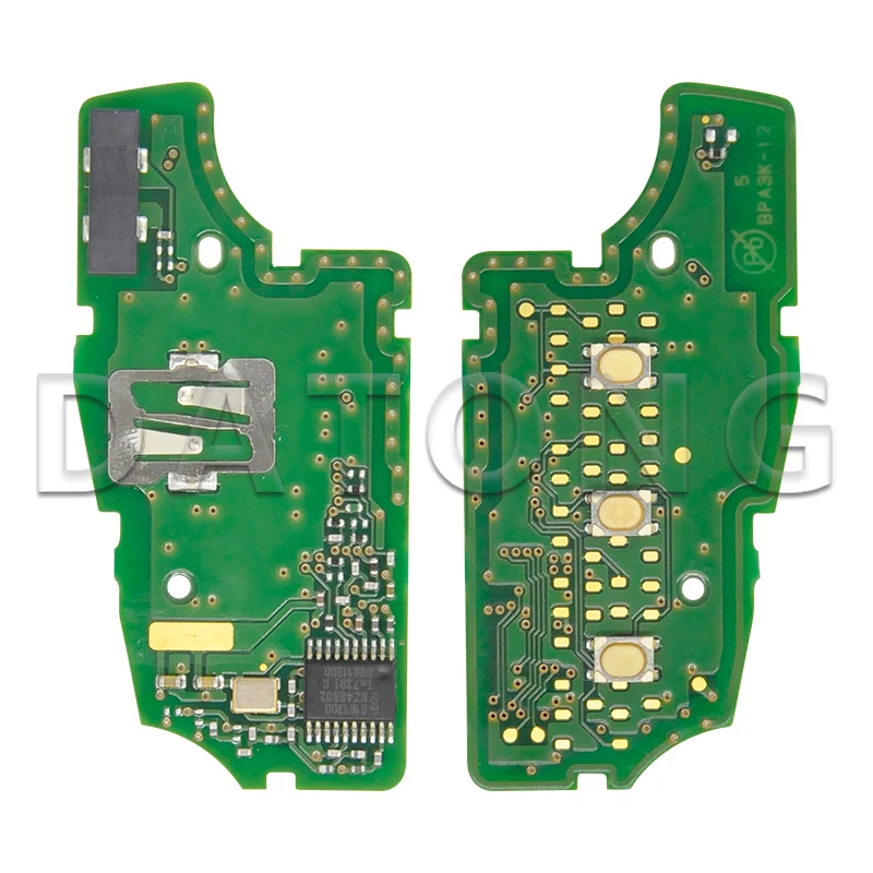 Datong World Car Remote Control Key For Renault Megane III Dacia Duster Kadjar Captur Symbol  FCC:CWTWB1G767 4A 434 FSK Original