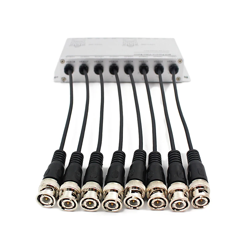HD 8 Channel Video Balun BNC Converter UTP Transmitter For CCTV Security AHD Camera System