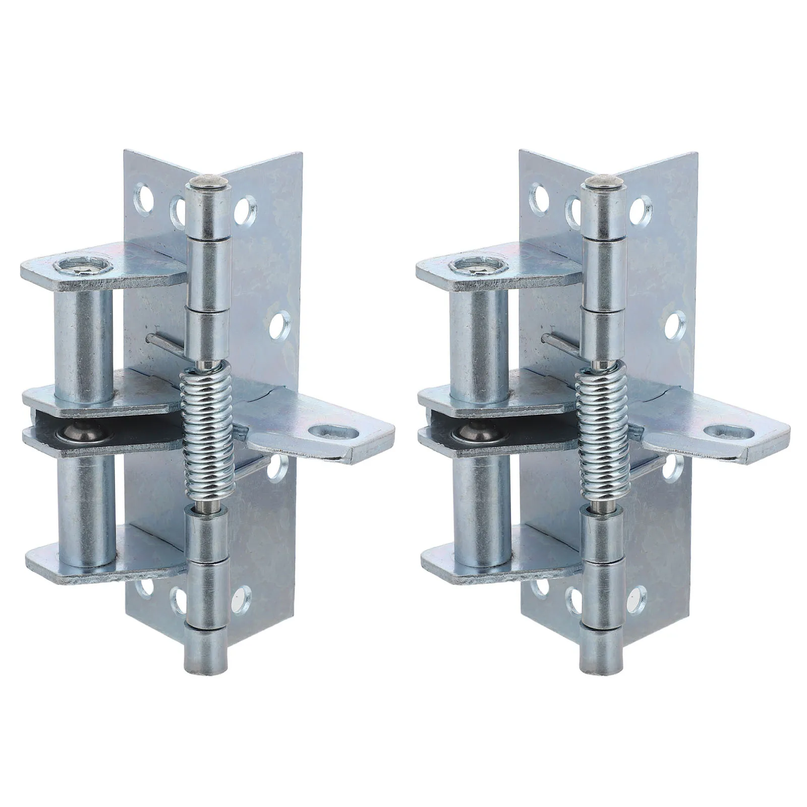 

2Pcs Spring Loaded Cabinet Hinges Hidden Self Closing Damping Soft Close Door Hinge for Kitchen Bathroom Wooden Cupboard