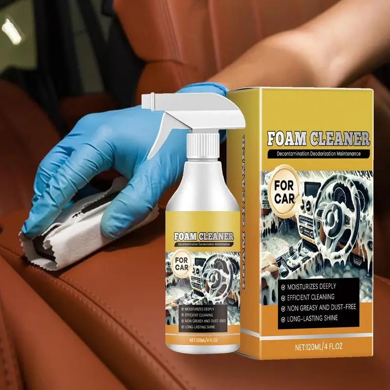 For Common Use Car Upholstery Cleaner Car Carpet Foam Cleaner Multi-Purpose Car Interior Cleaner Powerful Cleaning Spray For