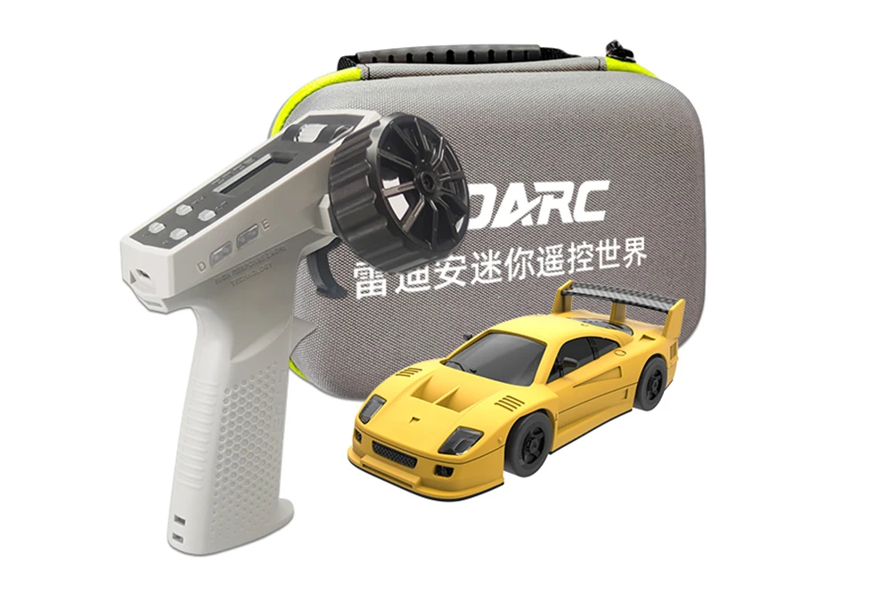 LDARC S100 1:64 1/64 RC Mini Fahrzeug/Rennwagen, CT03 2,4 GHz 10CH Fernbedienung Erwachsene Kinder Spielzeug Geschenk