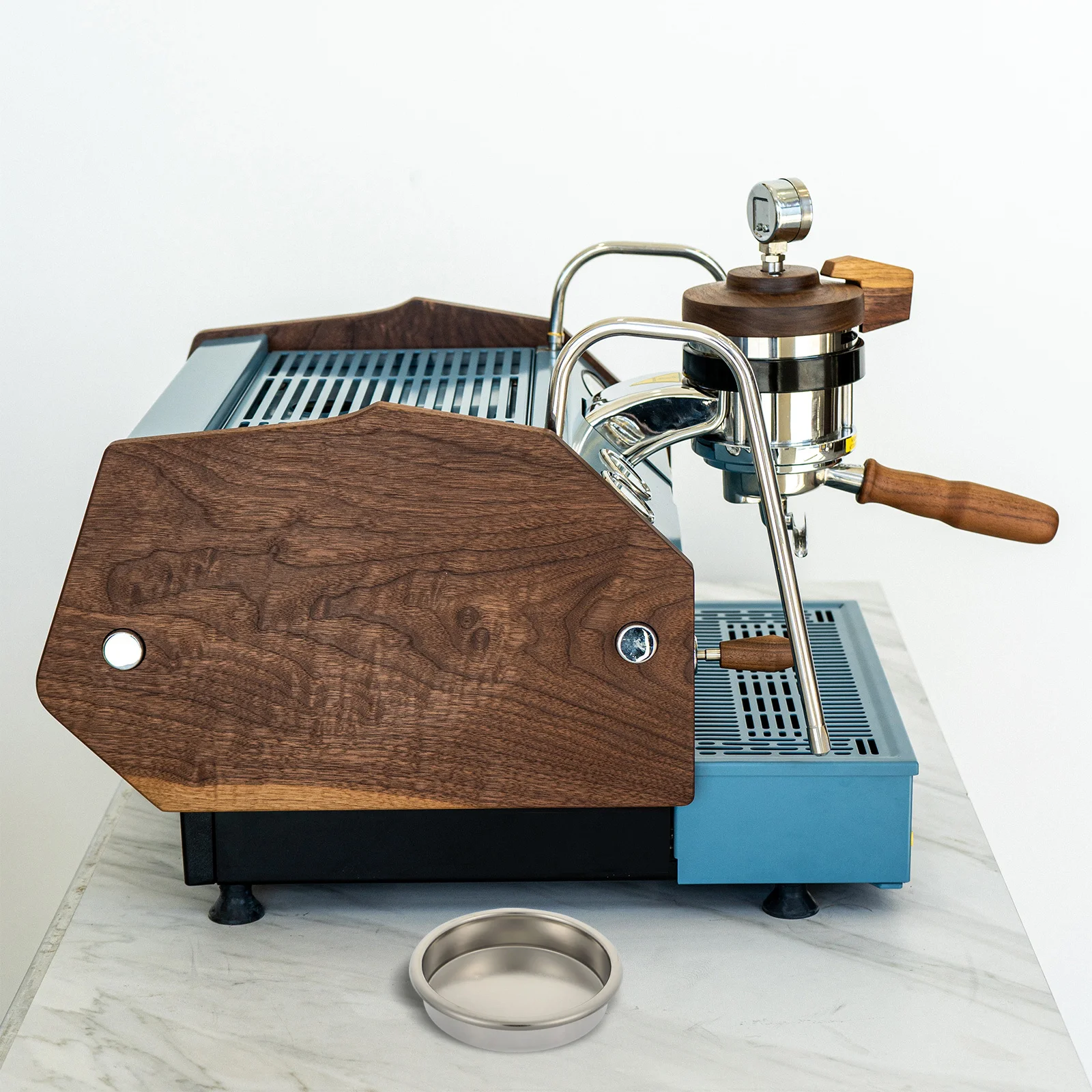 Premium Material Coffee Machine Backflush Disk Simple Design Practical Gift for Coffee Lovers Stainless Steel Blind Filter Bowl