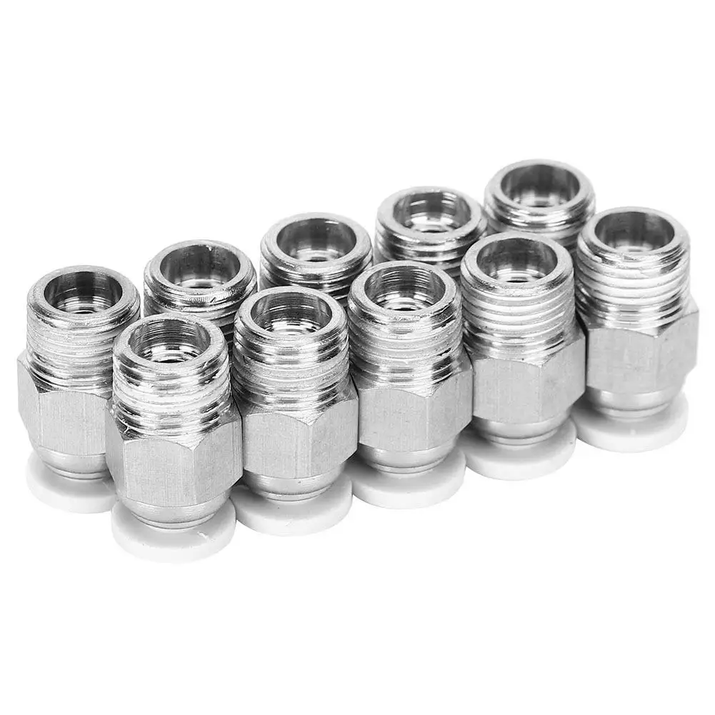 10PCS M10 Thread Straight Pneumatic Fittings for 3D Printers - Premium PC4-01 Accessories