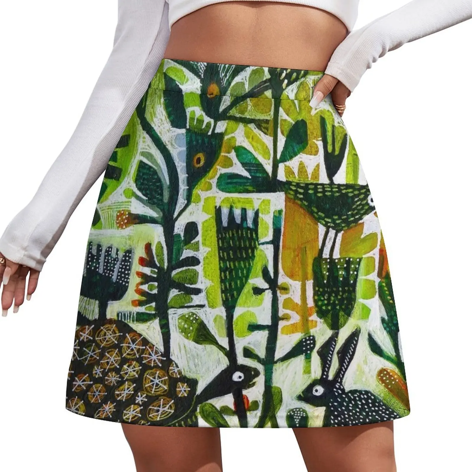 

The hare and the tortoise Mini Skirt Female skirt womens skirts short skirts for women Mini Skirt