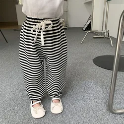 2024 Zomer Kinderen Pnats Kinderen Koreaanse Mug Proof Broek Voor Jongens Meisjes Baby Casual Outwear Broek Sportbroek