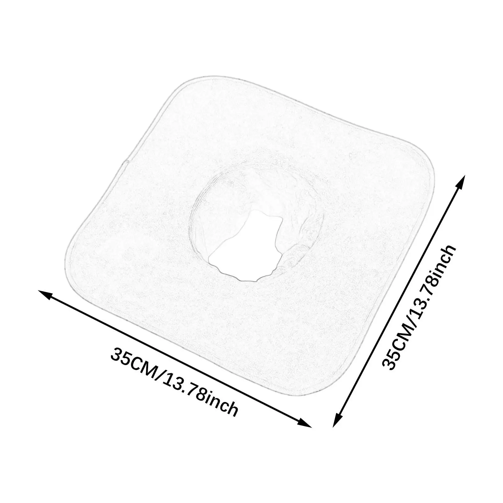 Salon Massage Table Towel Fiber Protector Absorbent Towel for Massage Bed