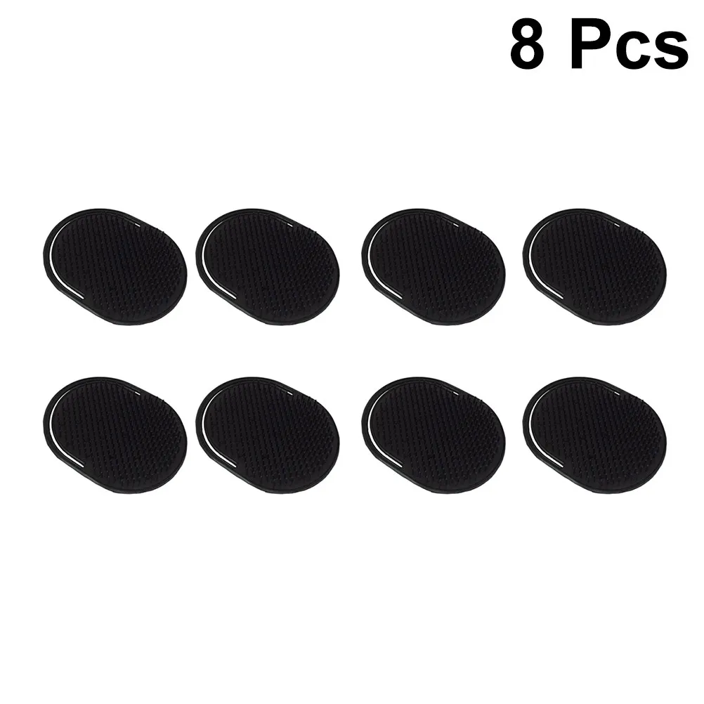 8Pcs Portable Mini Hair Brush Plastic Massage Comb Hair Cleaning Brush Soft Comfortable Skin Friendly for Scalp Face