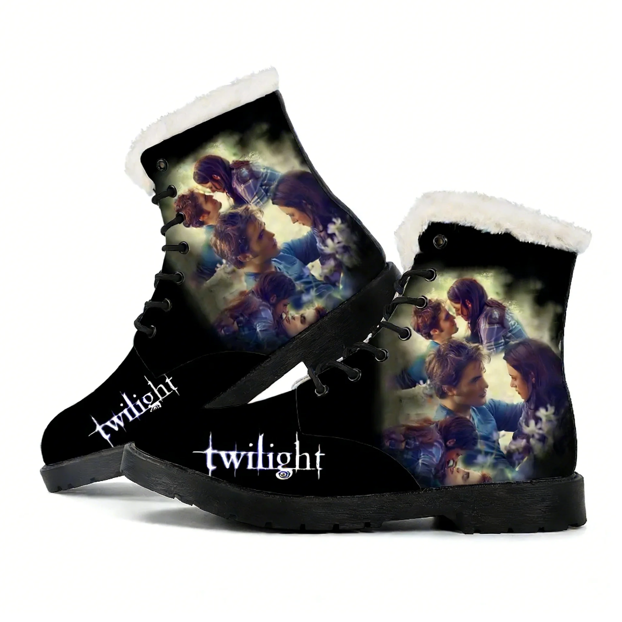 

Плюшевые ботинки Twilight Classic Movie Edward Bella для мужчин, женщин и подростков, повседневные легкие уличные ботинки высокого качества для пар