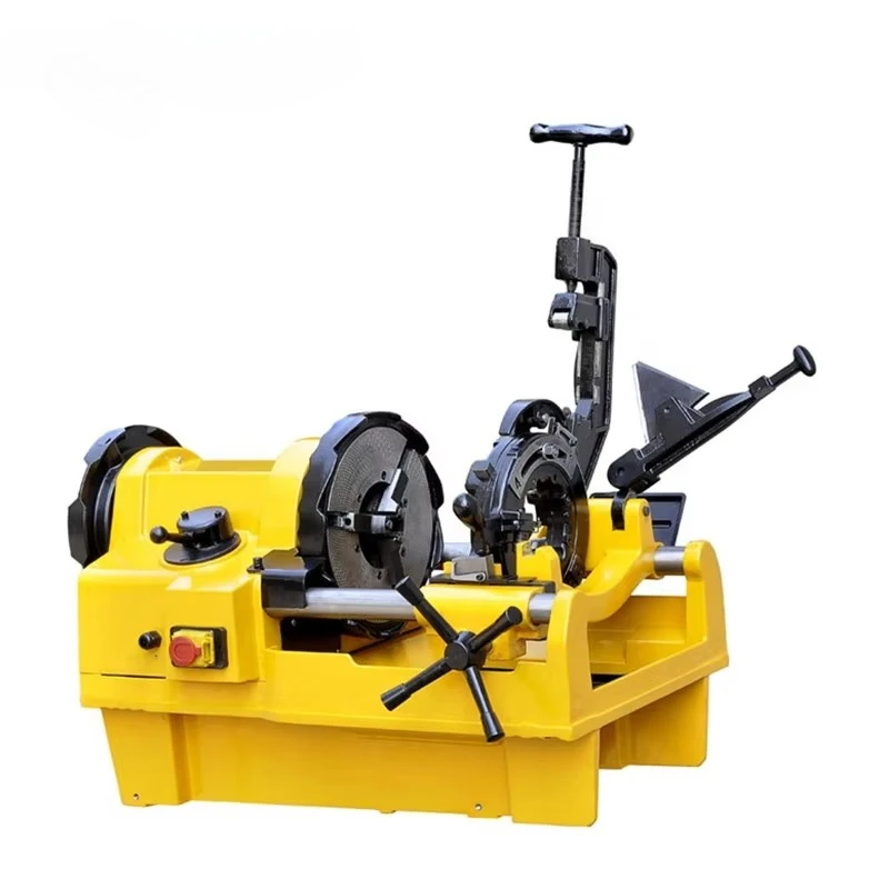2026 Hot SellingHongli Portable Industrial Automatic Pipe Threading Machine 1500W Induction 36/20/11 RPM 4
