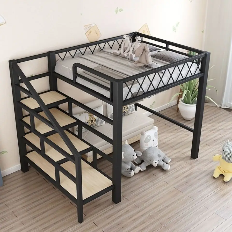 Small apartment, loft, multi-functional loft bed, space-saving single apartment, dormitory bed, children\'s bunk bed