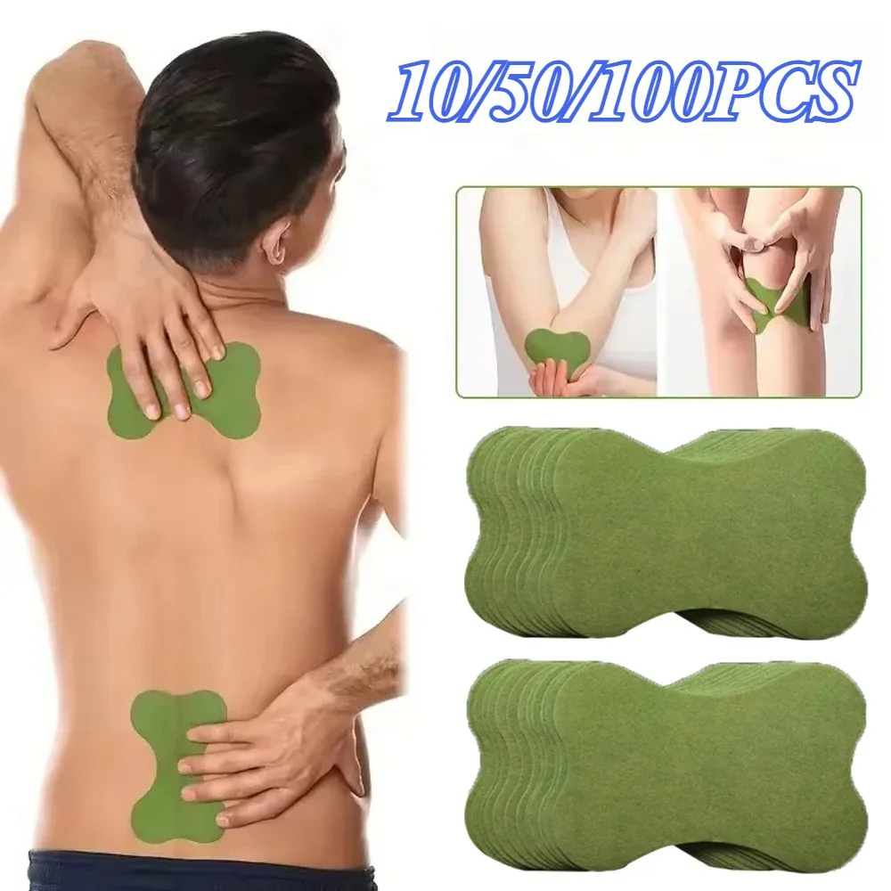 10/50/100PCS Lumbar Vertebra Patch Back Waist Self-heating Patch for Running Yoga Fitness Exercise