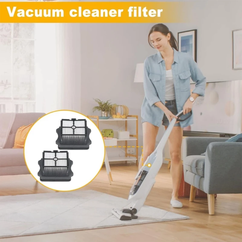 M2ee conjunto 2 filtros purificador a vácuo ferramentas limpeza doméstica peça reposição filtro para fw25m ones3