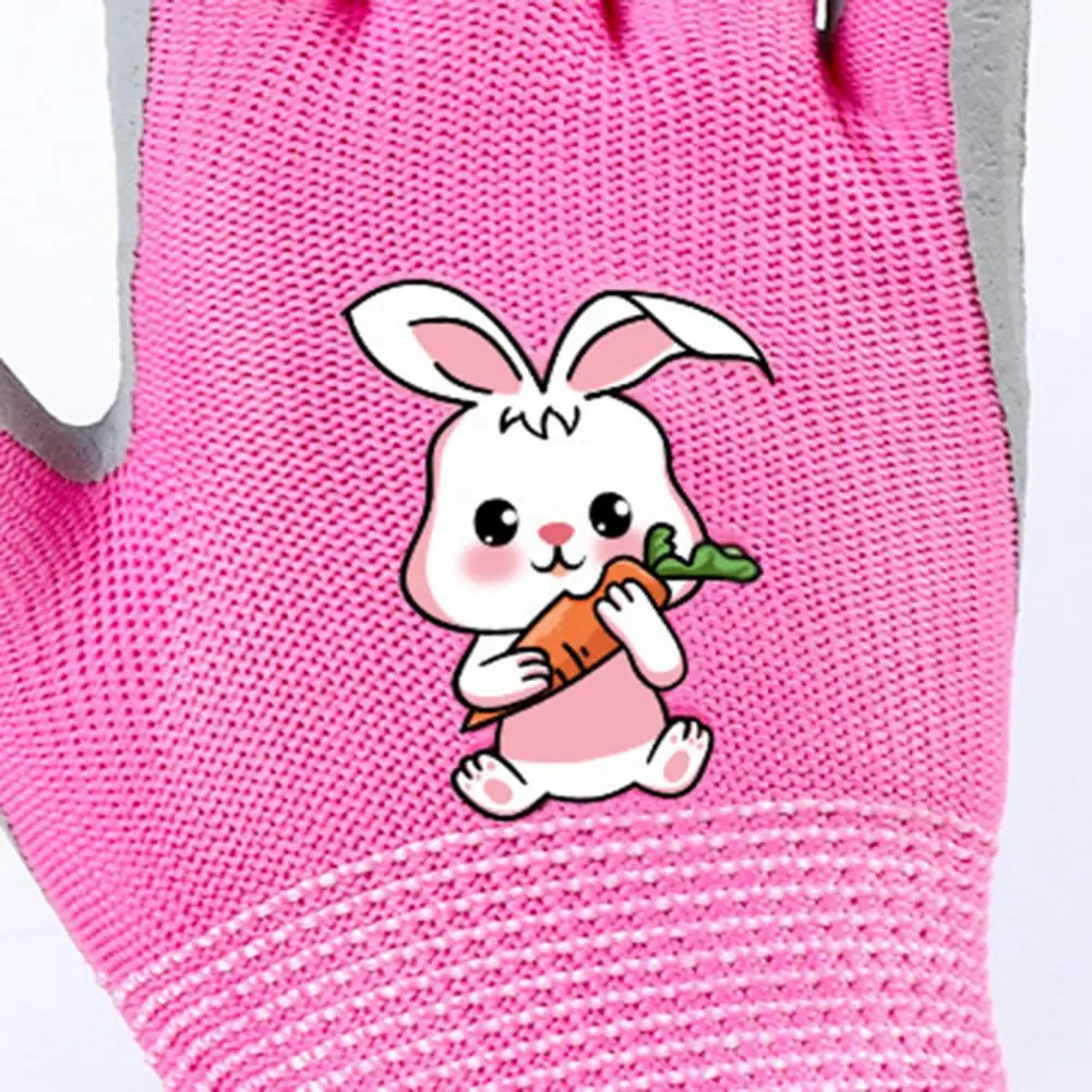 Comfortable Children Gloves Children Protective Gloves Kids Gardening Gloves Set Anti-slip Breathable Yard Work for Toddlers