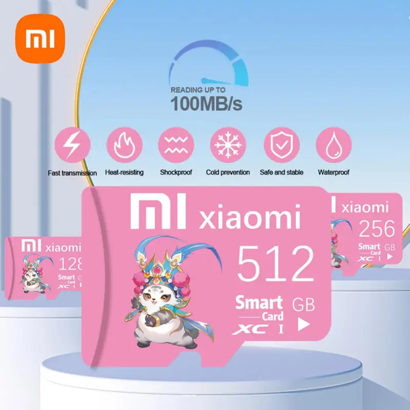 XIAOMI-Carte mémoire SD, 128 Go, 256 Go, 512 Go, haute vitesse, irritation, 10 SD, TF, carte Flash pour Smartphone, Table, PC, appareil photo, Mini SD