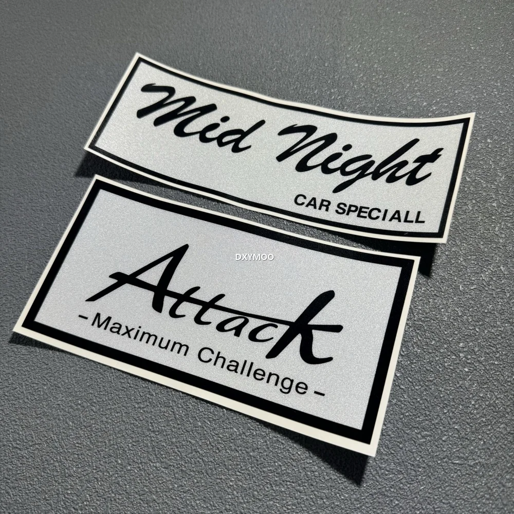 

Специальная наклейка для автомобиля в середине ночи, лента Attack Maxinum Challenge для кузова автомобиля, коробка для аквариума, наклейки на окна