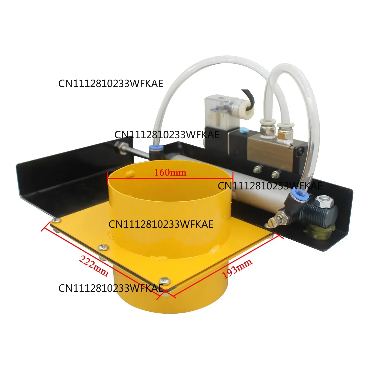 1PC iron slide gate Pneumatic valve diameter 100/150mm for dust collector valve replacement accessories