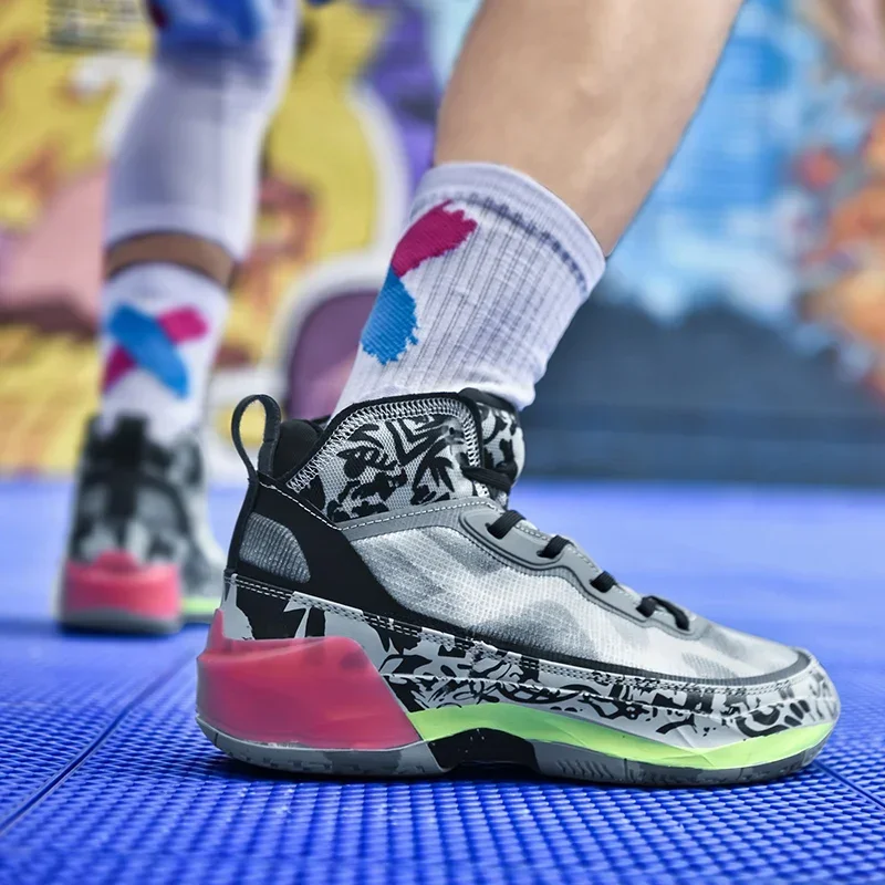 

High-quality Unisex New Breathable Anti-slip Shock-Absorbant Sneakers Kids Outdoor Rubber Anti Slip Sports Training Shoes