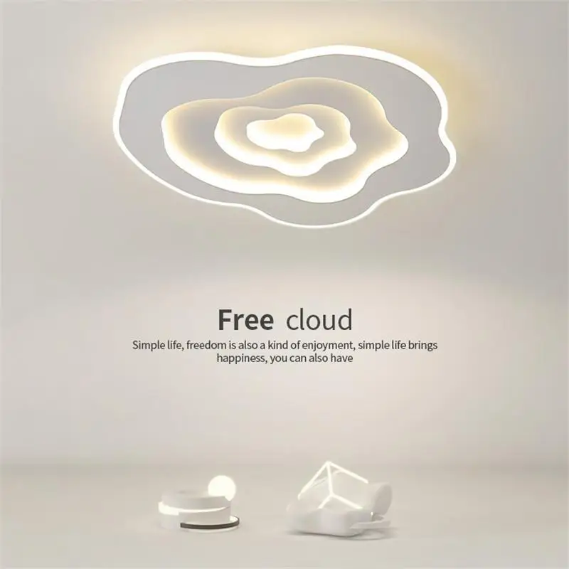 

Nordic Minimalist Modern Home Cloud Ceiling Lights Study Atmosphere Living Room Lamp Warm Romantic Bedroom Recessed Led Light