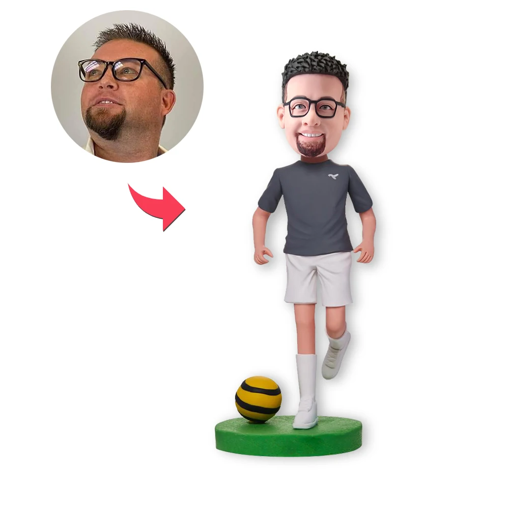 

Custom Football Player Bobbleheads, Personalized Football Bobbleheads, , Fully Hand-Made According To Photos ,Special Gifts