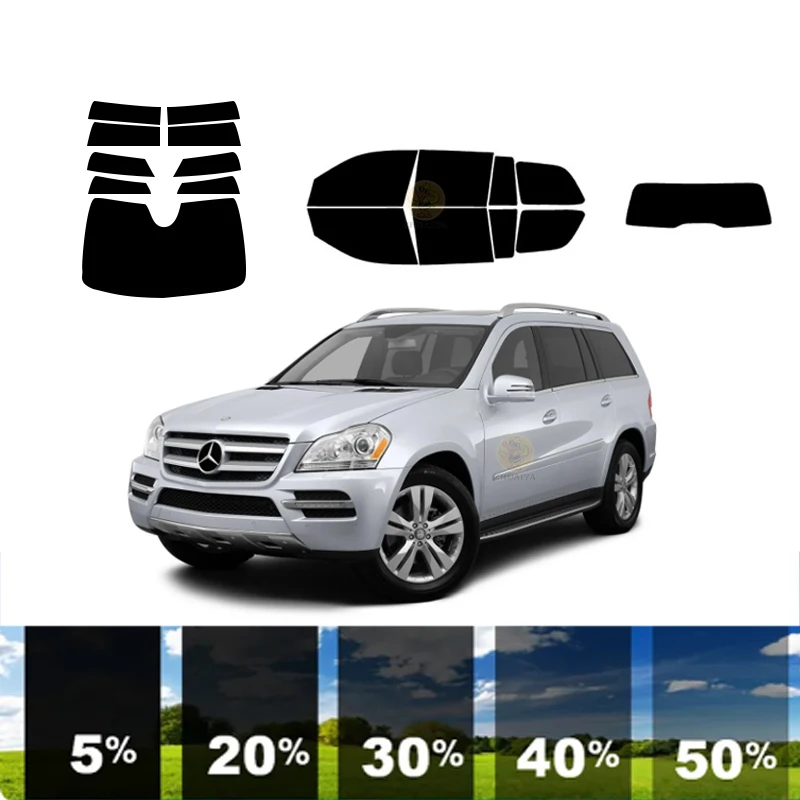 

precut Removable Window Tint Film For Car 100% UVR Heat Insulation Carbon ﻿For MERCEDES-BENZ GL-CLASS 4 DR SUV 2007-2012