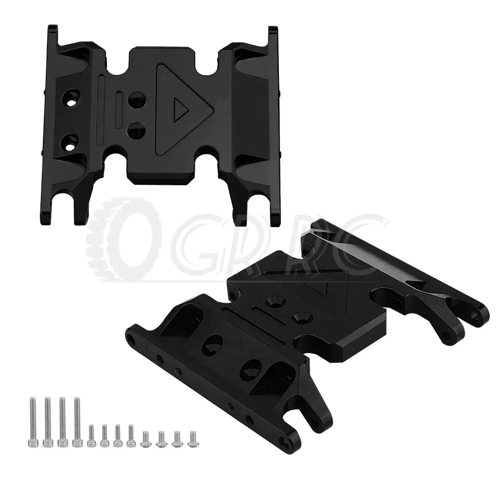 1pc Metal Aluminum Alloy Transmission Holder Skid Plate for 1/10 RC Crawler Axial SCX10 II 90046 AXI90075 Upgrade Parts