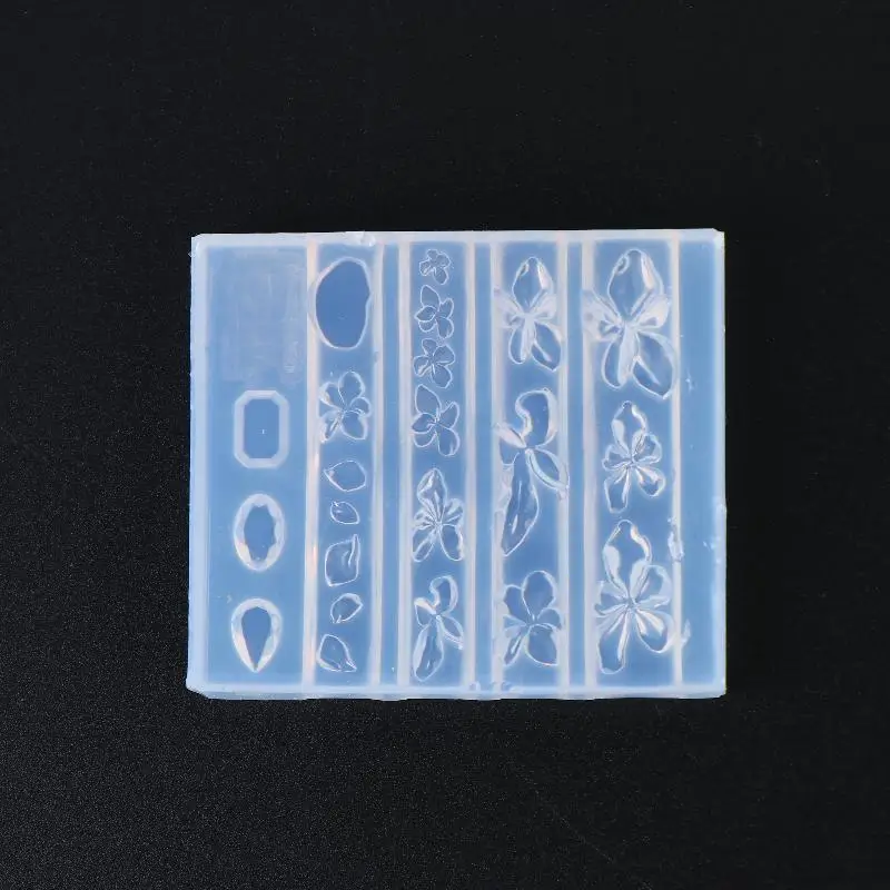 1Pcs Silicone Flower And Gem Mold With Non Stick Surface And Multiple Designs For Cake Decorating Sugar Craft DIY Jewelry Makin