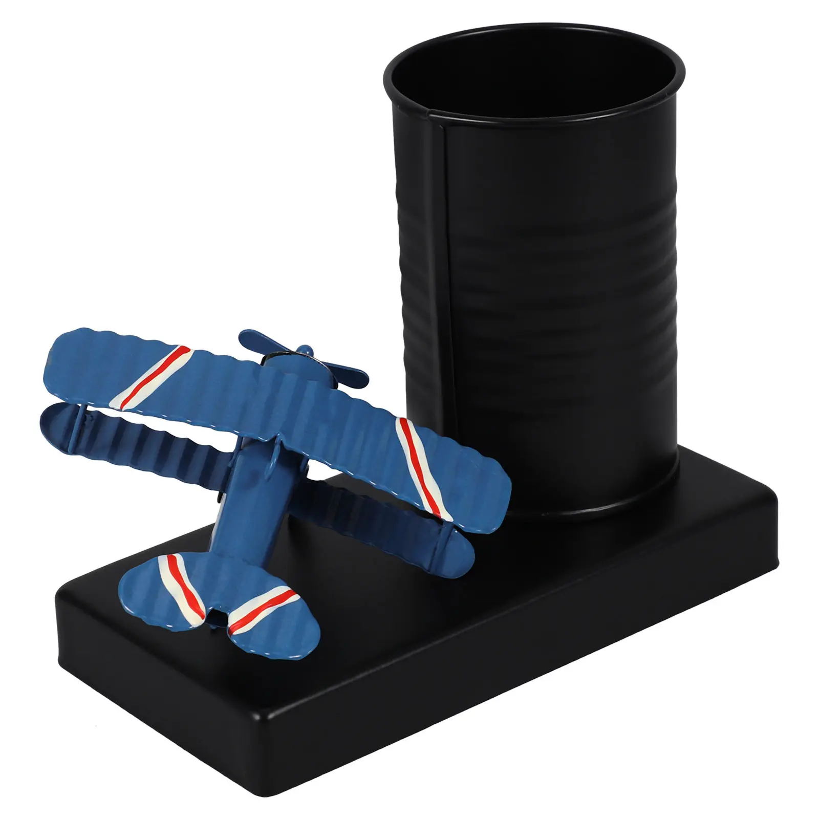 Iron Pen Holder Simple Style Desktop Organizer Suitable for Pens Pencils Makeup Brushes Table Storage Container