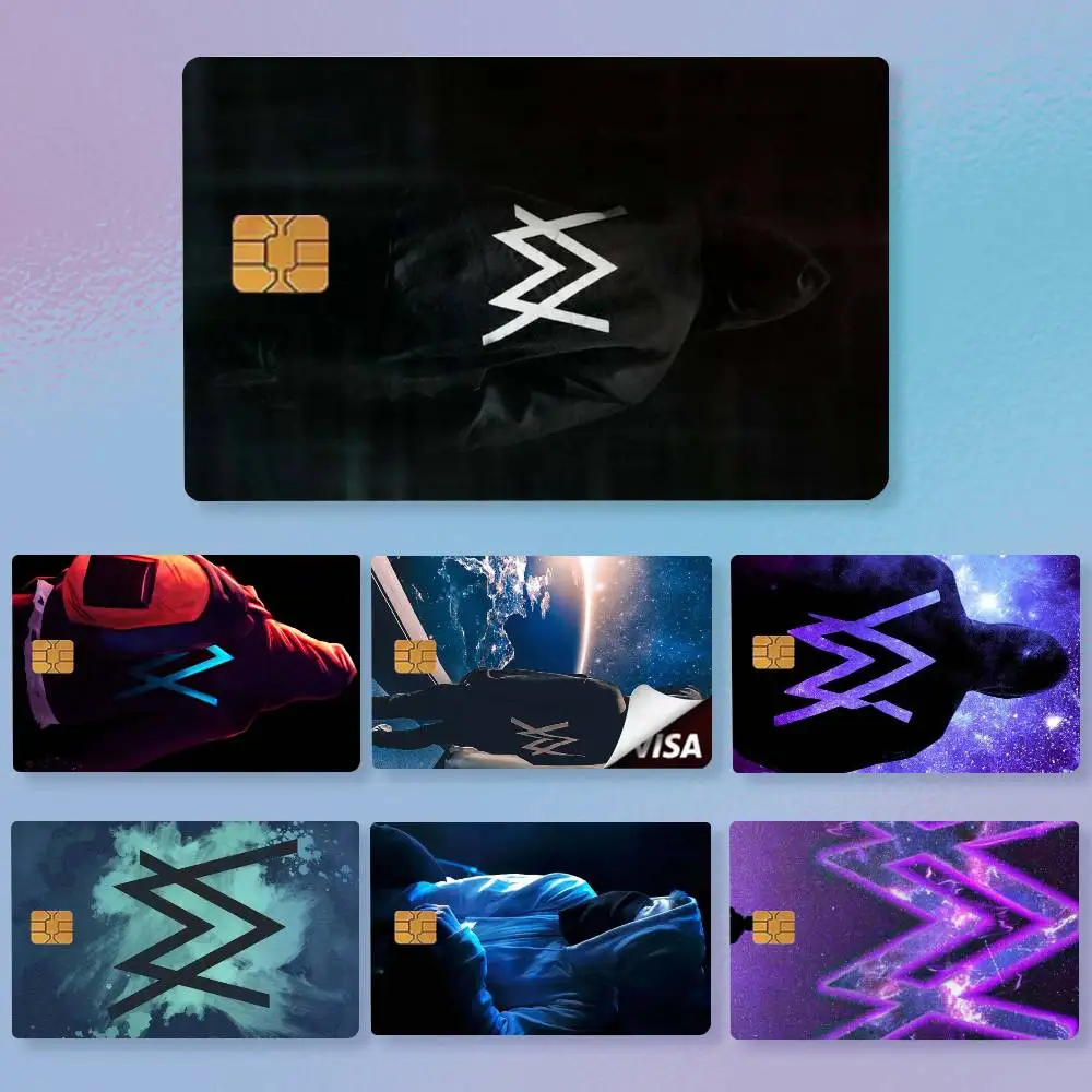 alan walker  Credit Card HD Stickers Premium matte film effectively prevents fingerprints and daily abrasion.