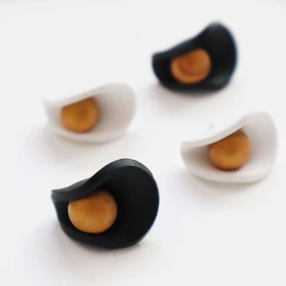 2025 New Fashion Stud Earrings for Women Girls Geometry Gold Ball Earrings Colors Polymer Clay Drop Earring Jewelry Accessory