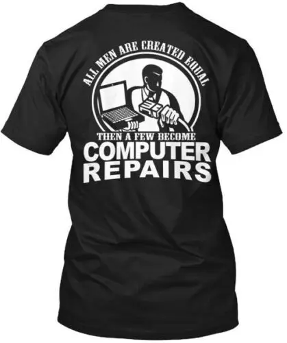 Computer Repair T-shirt Made In The USA Size S To 5XL