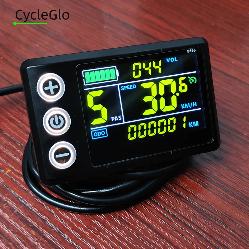 24V 36V 48V 250W 13A 350W 15A Brushless Motor Drive Controller S866 Color LCD Kit for E-bike Electric Mountain Bike Scooter