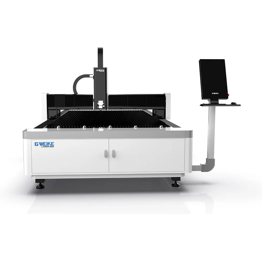 Gweike – Machine de découpe Laser à Fiber entièrement automatique, 1000w 1500w, à faible coût, pour le métal