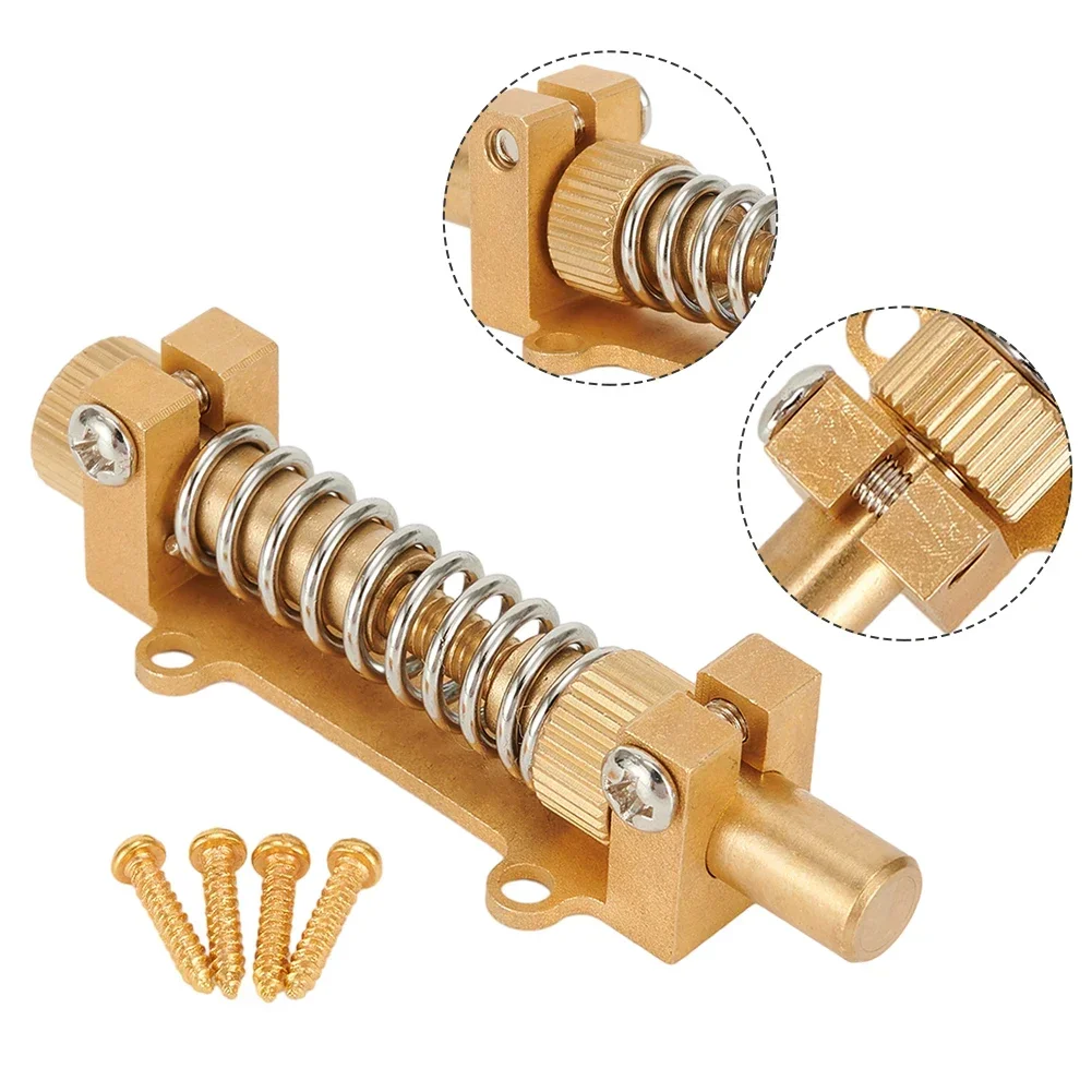 Hot SaleElectric Guitar Brass Tremolo Bridge Stabilizer Stopper Stabilizing Device Arming Adjuster Tremsetter Style Guitar Parts