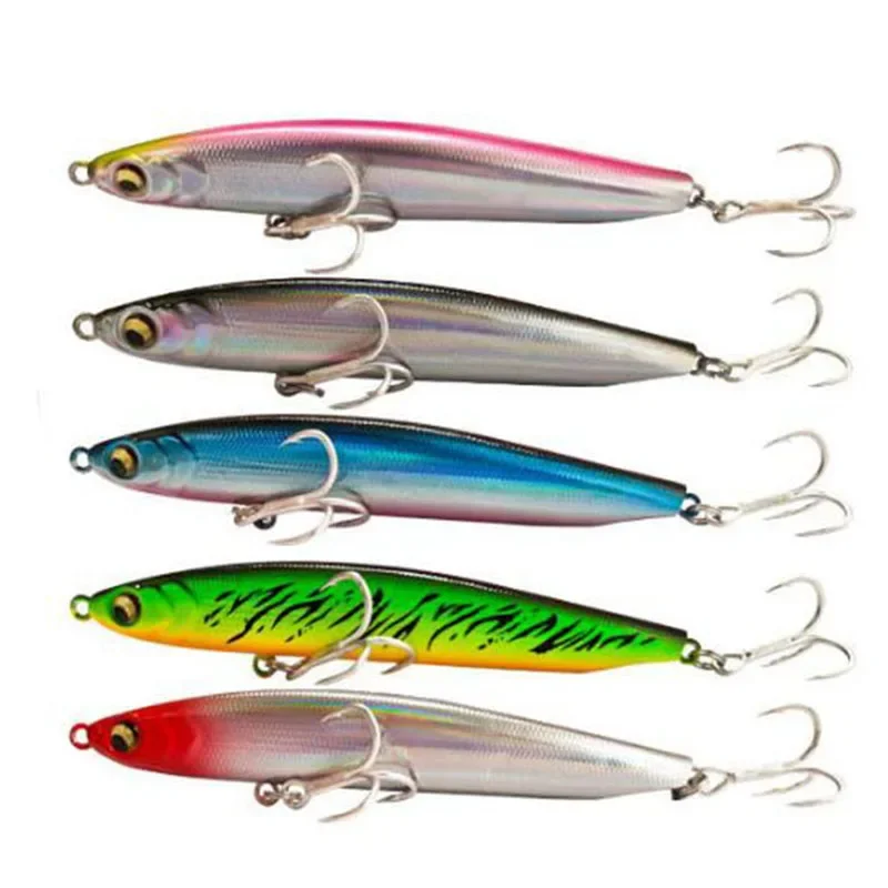 High Quality 1pcs Thrill Stick Fishing Lure 12.5/17.5g Sinking Pencil Long casting Shad Minnow Artificial Bait Pike Lures