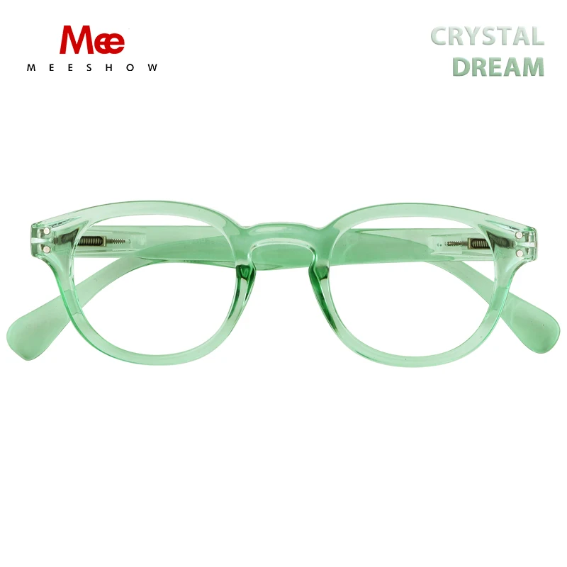 Meeshow Reading Glasses Men Women Glass Retro Fashion French Style Eyeglasses Lesebrillen with Diopter Frozen Presbyopia 1513